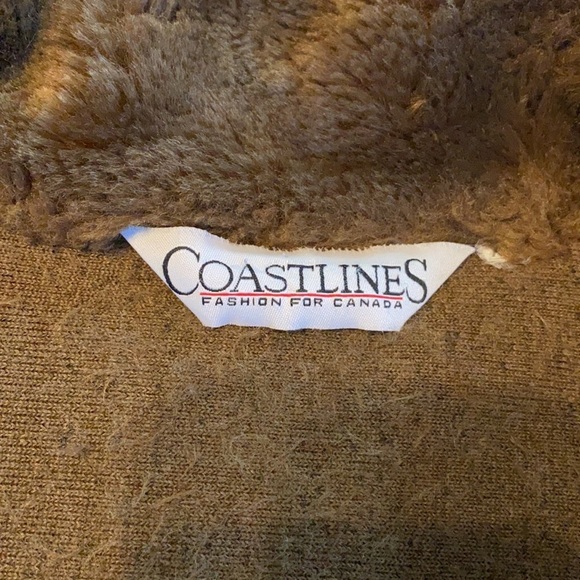 Coastlines woman’s Brown Faux Fur Jacket Size XL - Picture 3 of 12